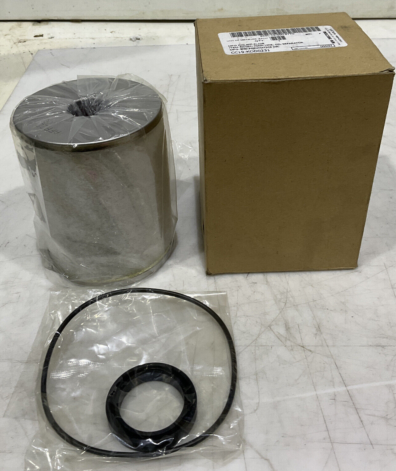 SMC AFF-EL22B MAIN LINE OIL SEPERATOR FILTER U3S