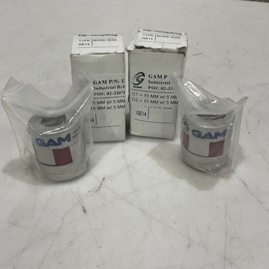 GAM GE-COUPLING EKC-7 GE COUPLING LOT OF 2 U3S
