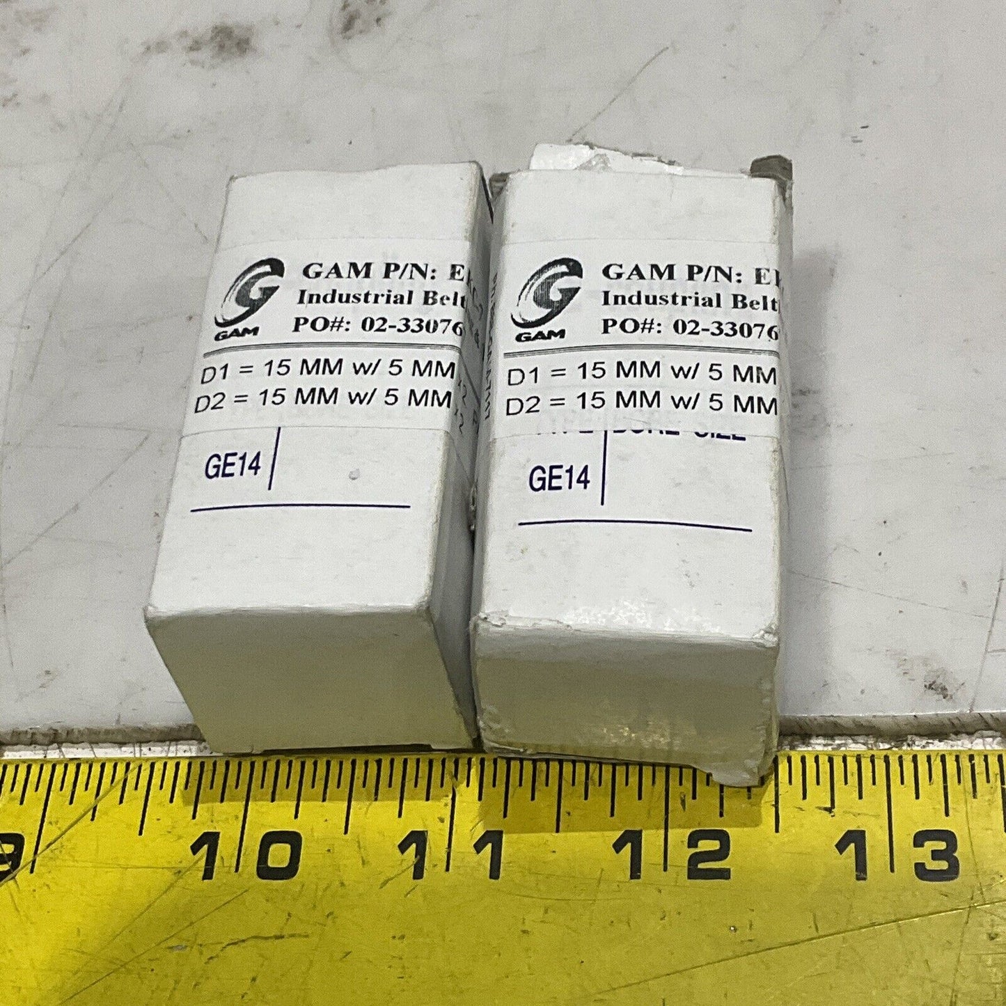 GAM GE-COUPLING EKC-7 GE COUPLING LOT OF 2 U3S