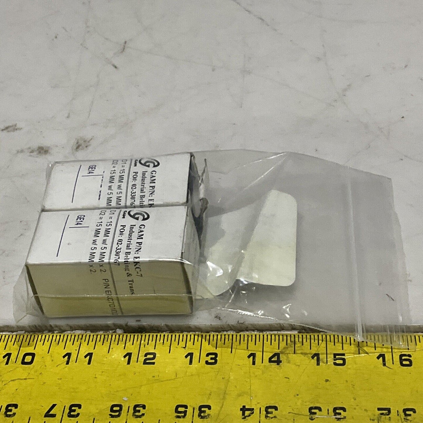 GAM GE-COUPLING EKC-7 GE COUPLING LOT OF 2 U3S
