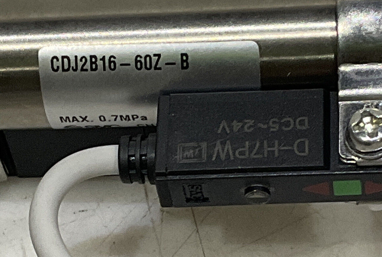 SMC CDJ2B16-60Z-B RCT STOP CYLINDER ASSEMBLY U3S