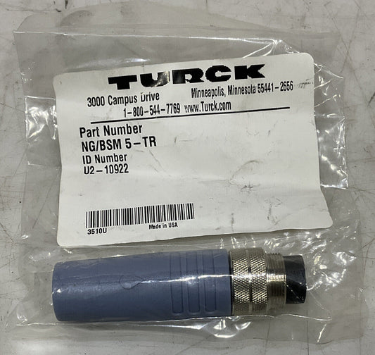 TURCK NG/BSM 5-TR U2-10922 CONNECTOR U3S