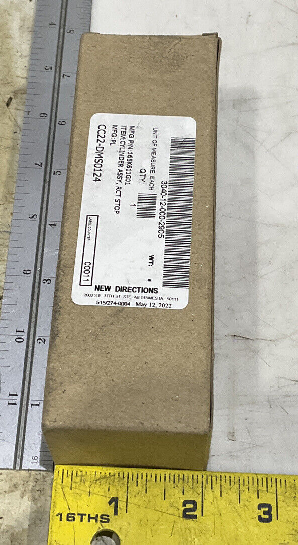 SMC CDJ2B16-60Z-B RCT STOP CYLINDER ASSEMBLY U3S