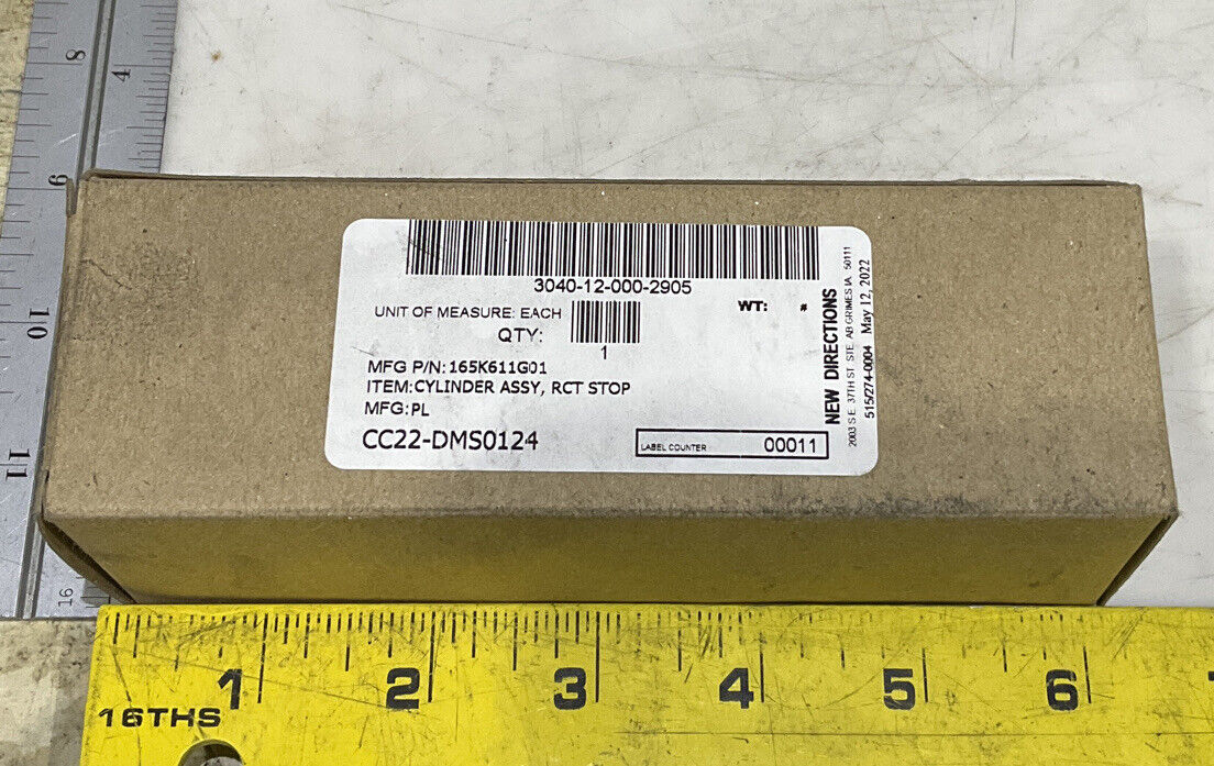 SMC CDJ2B16-60Z-B RCT STOP CYLINDER ASSEMBLY U3S