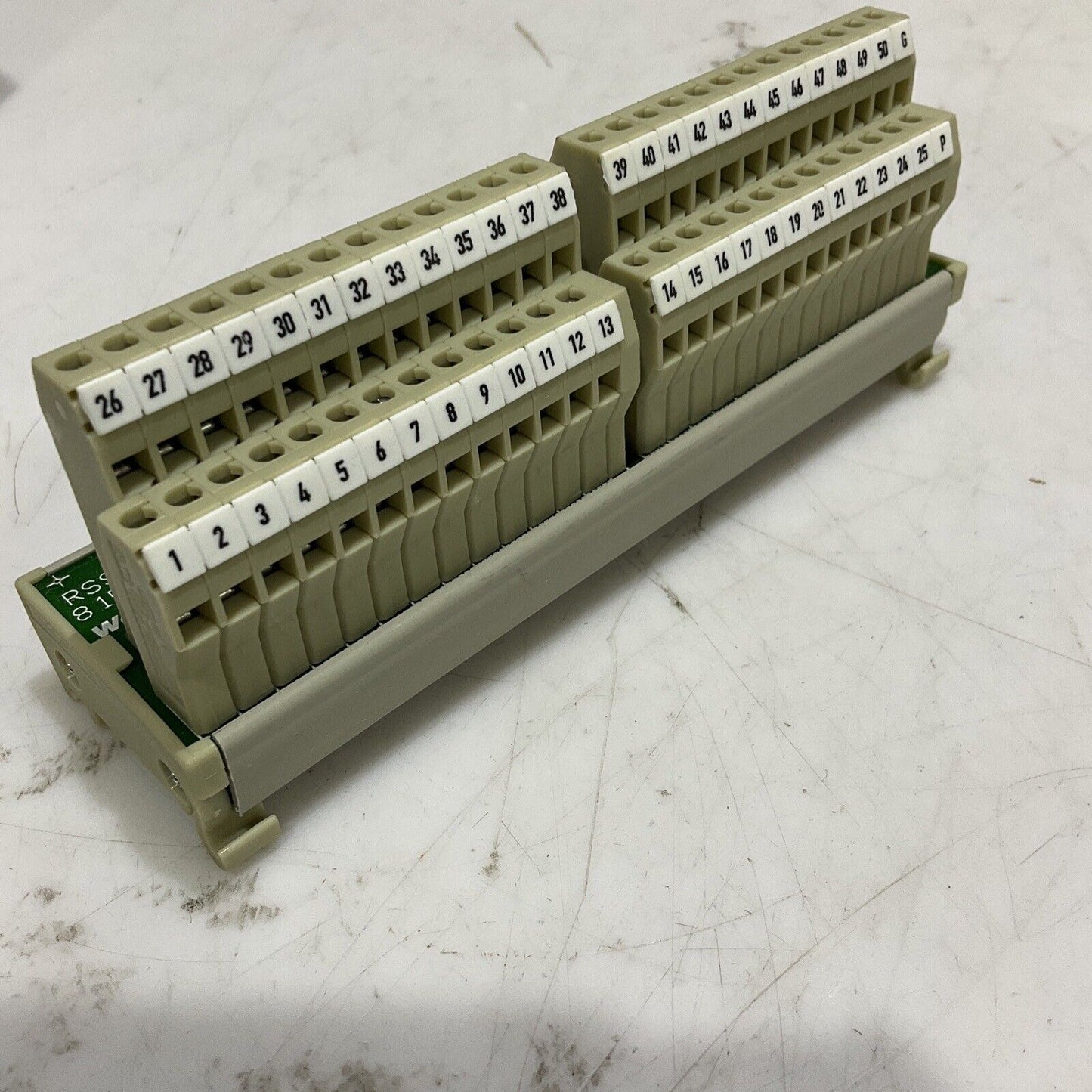 WEILDMULLER 8155640000 CONNECTOR 50 PIN DISTRIBUTION U3S