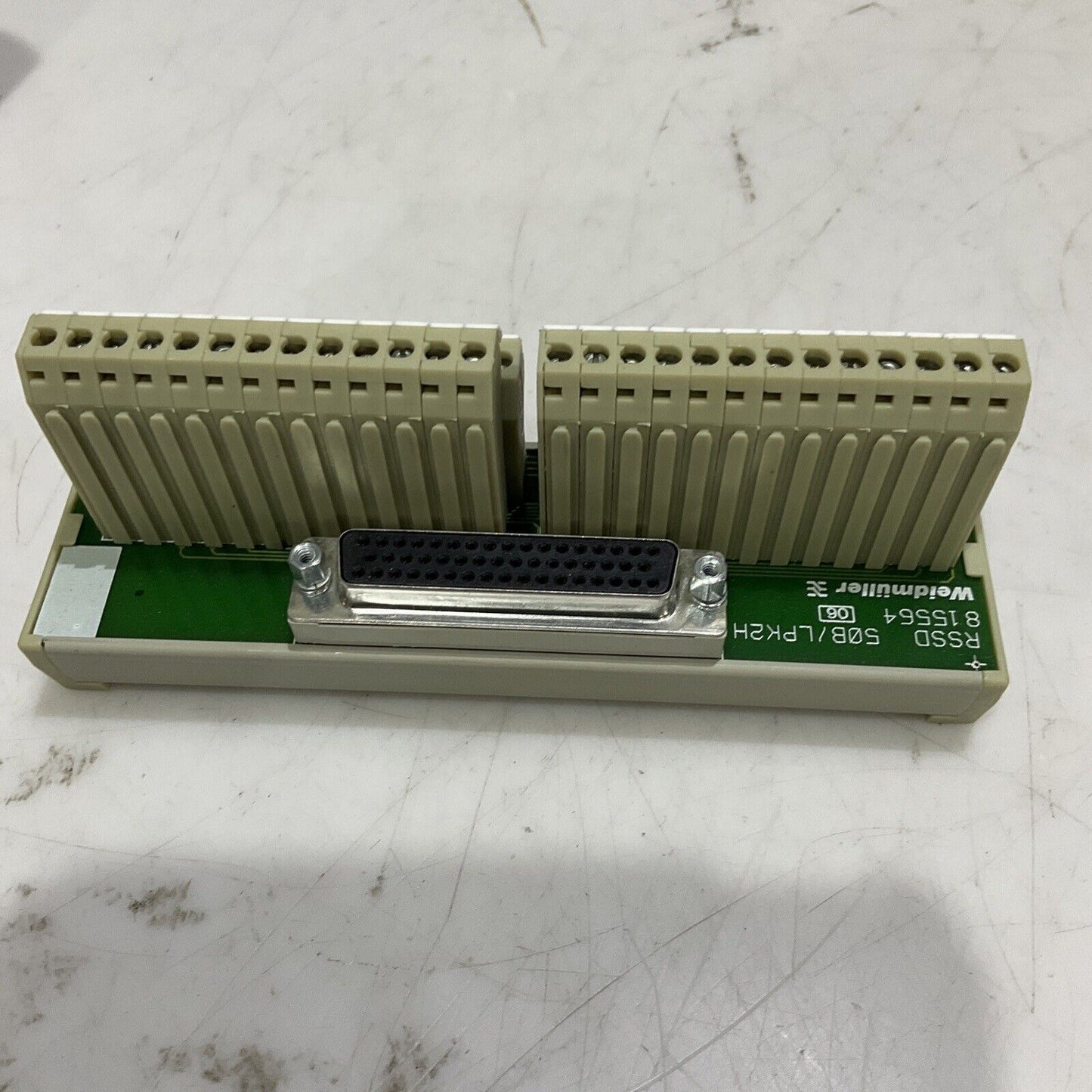 WEILDMULLER 8155640000 CONNECTOR 50 PIN DISTRIBUTION U3S