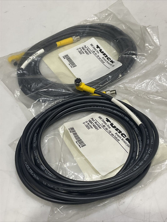 TURCK U-29253 BL67 GW-39-DI-00.3 CABLE ASSEMBLY W084 LOT OF 2 U3S