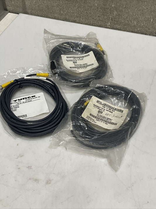 TURCK U-23653 BL67 GW-39-DI-02.04 CABLE ASSEMBLY W163 LOT OF 3 U3S