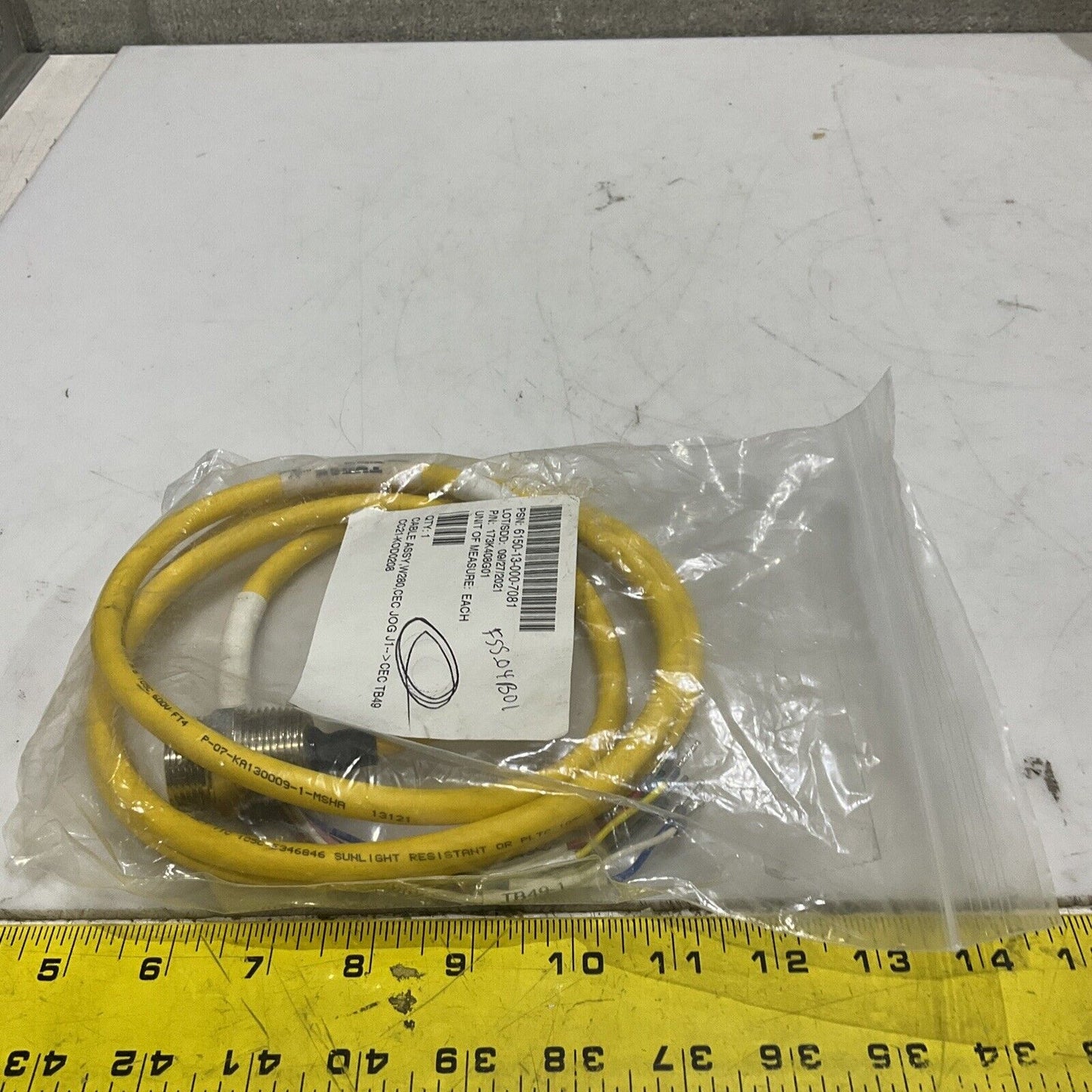 TURCK 100031602 NG RXF 80-2M 14.75 NPT S717 MINI FAST CABLE ASSEMBLY W280 U3S