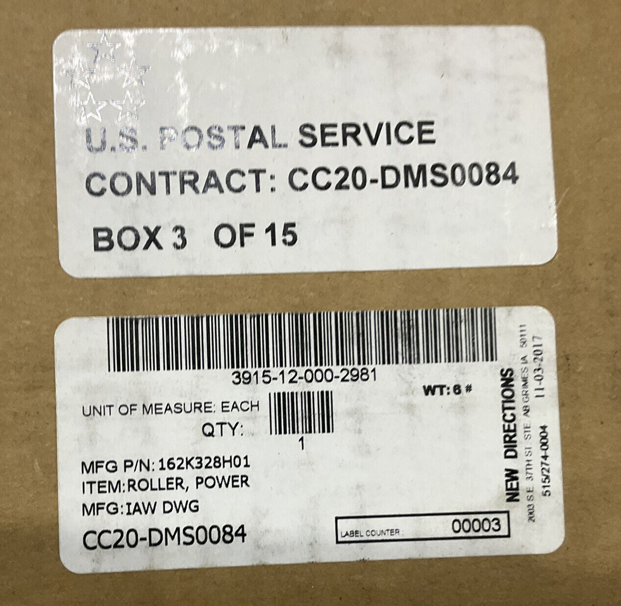 ITCH PM486FE-45-544-D-024-C100-P2 POWER ROLLER U3S