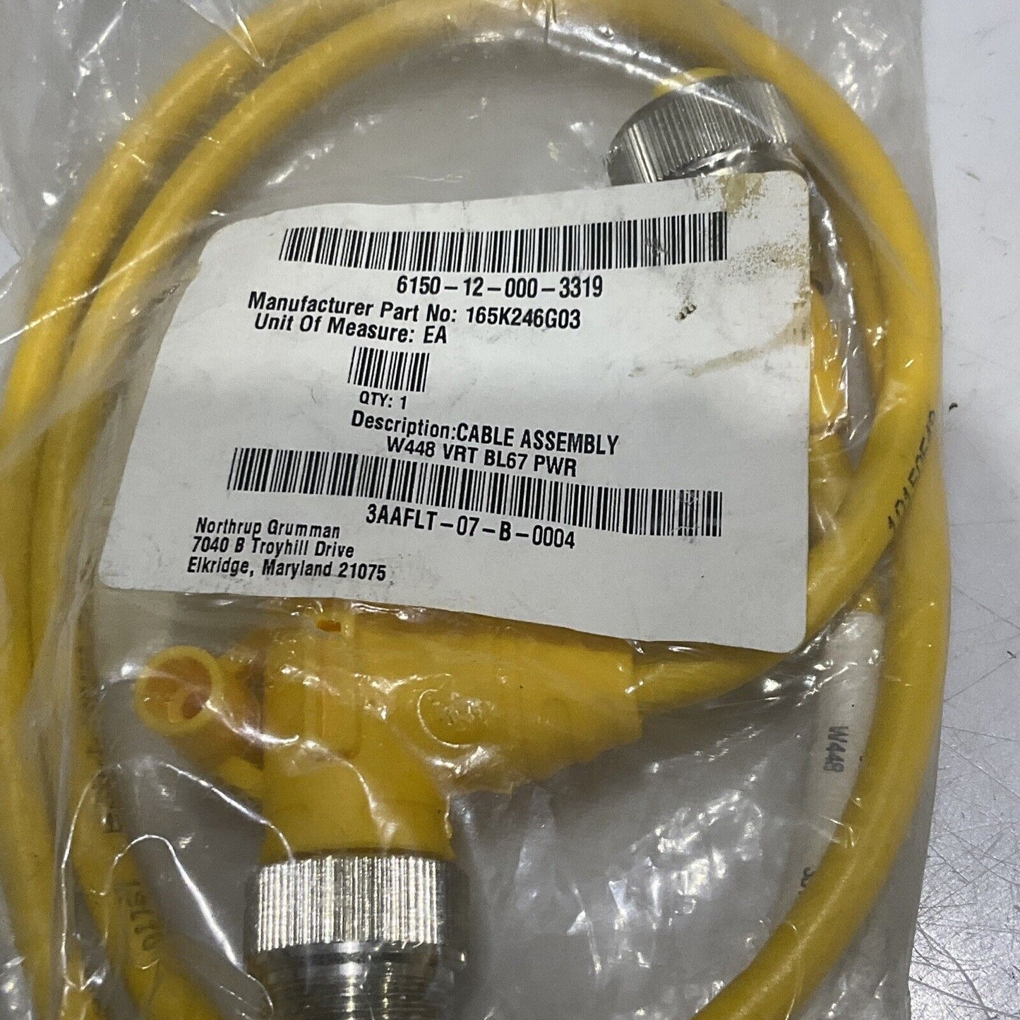 TURCK U2-17911 CABLE ASSEMBLY W447 ACT BL67 PWR LOT OF 2 U3S