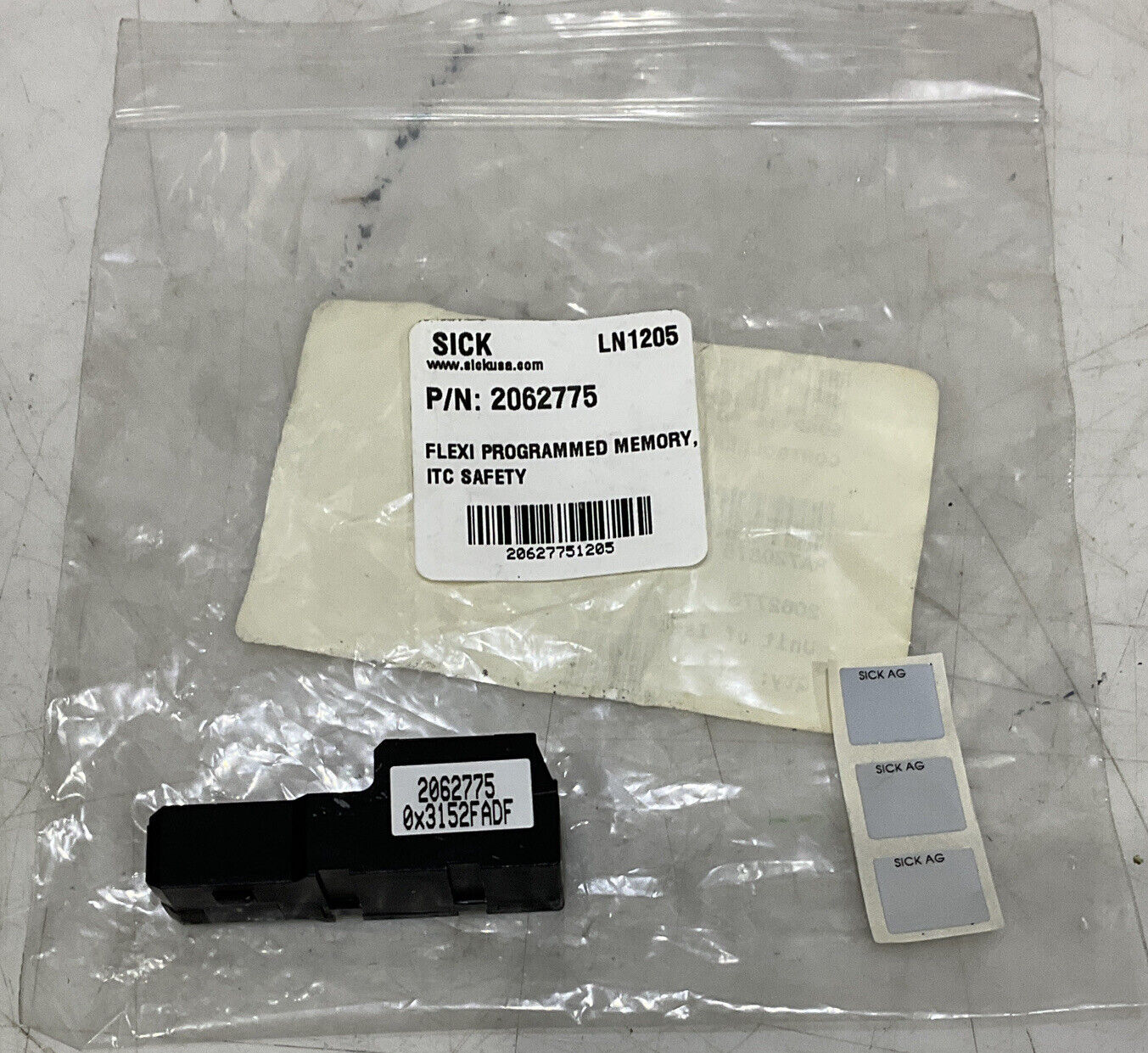 SICK 2062775 MEMORY PLUG SAFETY U3S