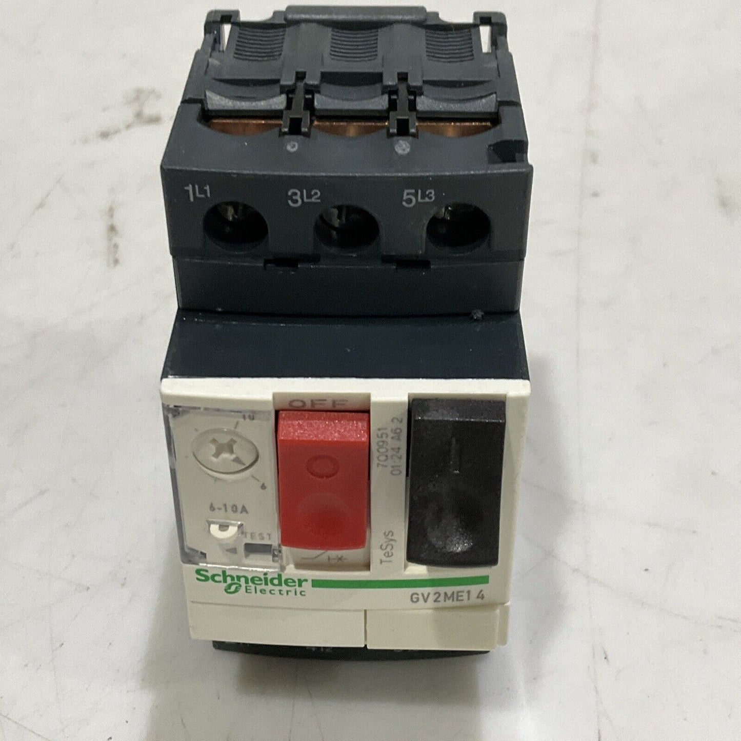 SCHNEIDER ELECTRIC GV2ME14 PROTECTOR MANUAL STARTER 600 VAC 6-10A U3S