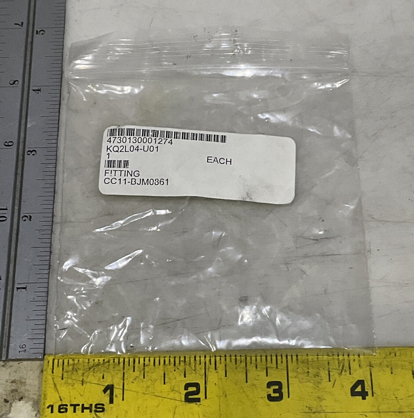 SMC KQ2L04-U01 ELBOW FITTING LOT OF 22 U3S