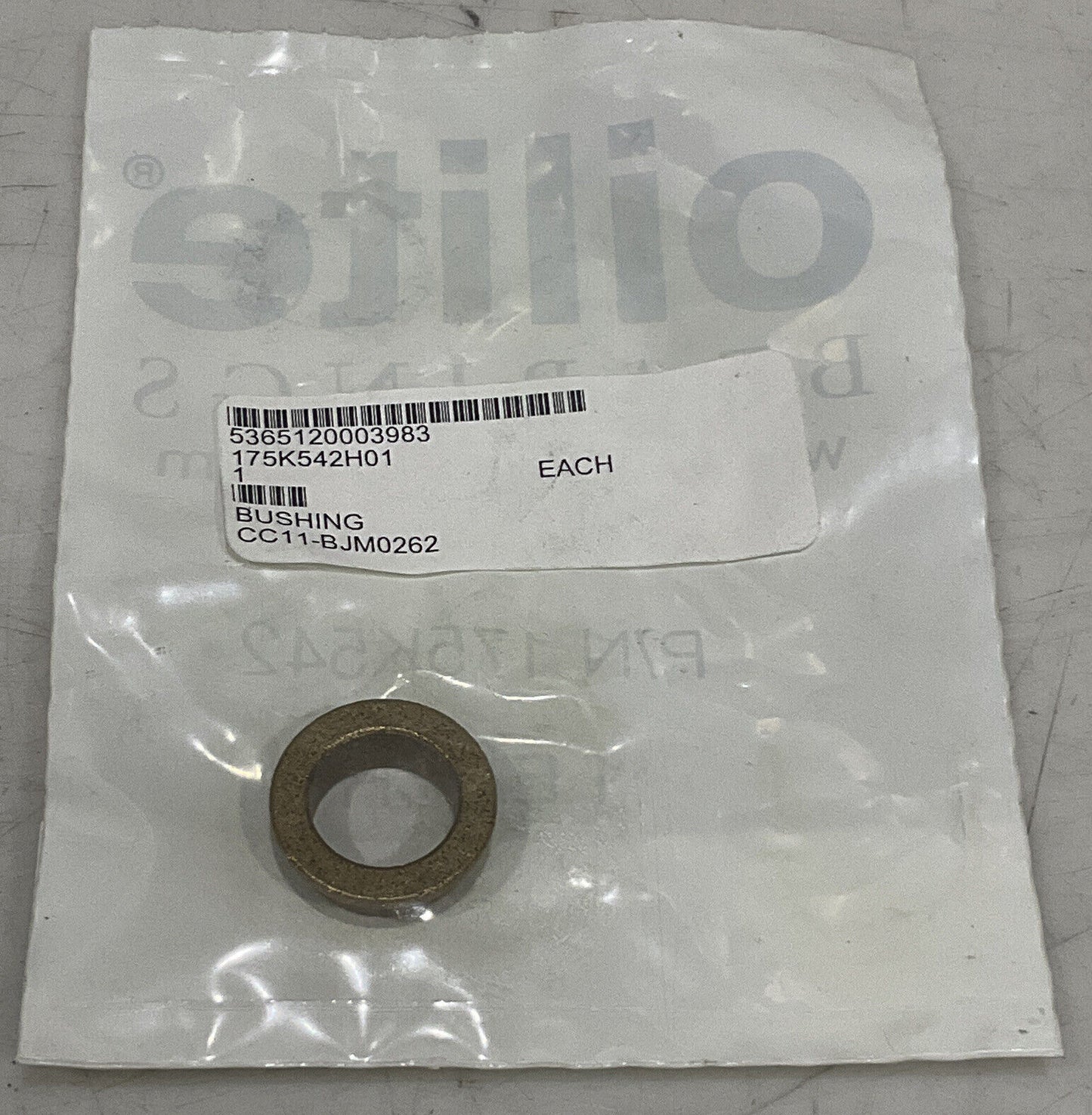 OILITE 175K542H01 BUSHING FLANGED SLEEVE BEARING LOT OF 4 U3S