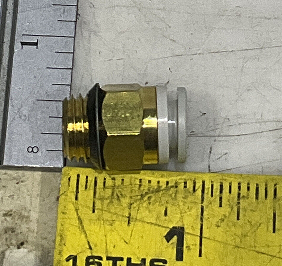 SMC KQ2H08-U02 MALE CONNECTOR FITTING 8MM 1/4 NPT LOT OF 41 U3S