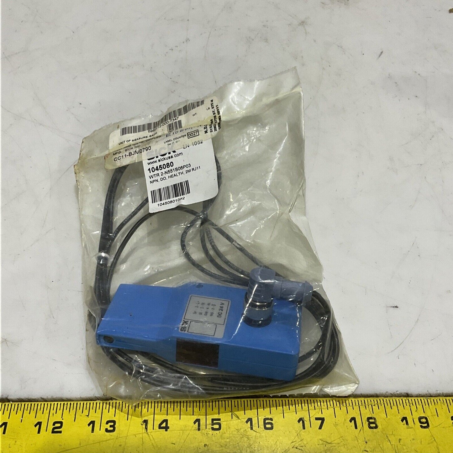 SICK WTR2-N551S06 OPTIC ELECTRONIC PHOTOELECTRIC PROXIMITY SWITCH U3S