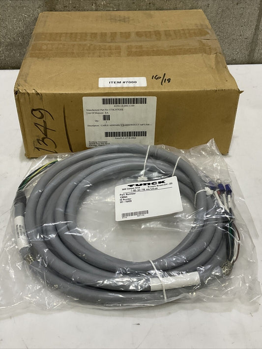 TURCK U2-16499 13064 CABLE ASSEMBLY W4056 INDUCT MP U500 U3S
