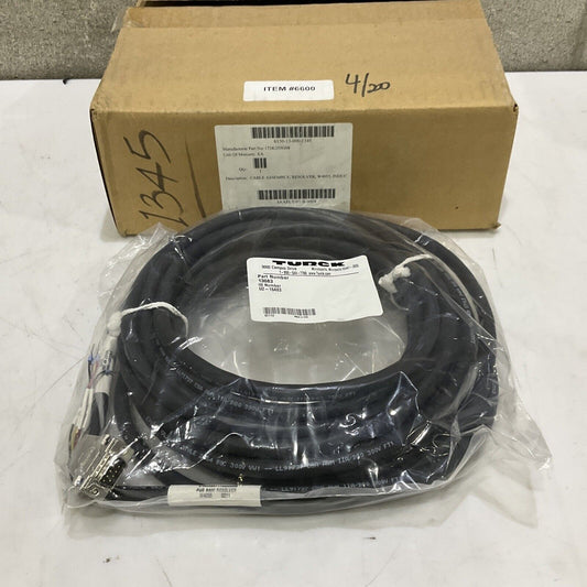 TURCK 13083 U2-16483 RESOLVER CABLE ASSEMBLY RESOLVER W4055 U3S