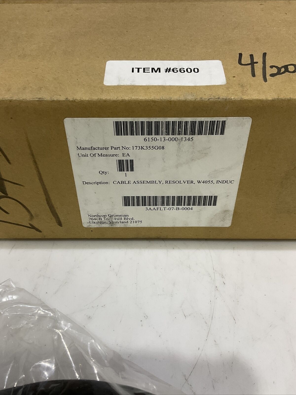 TURCK 13083 U2-16483 RESOLVER CABLE ASSEMBLY RESOLVER W4055 U3S