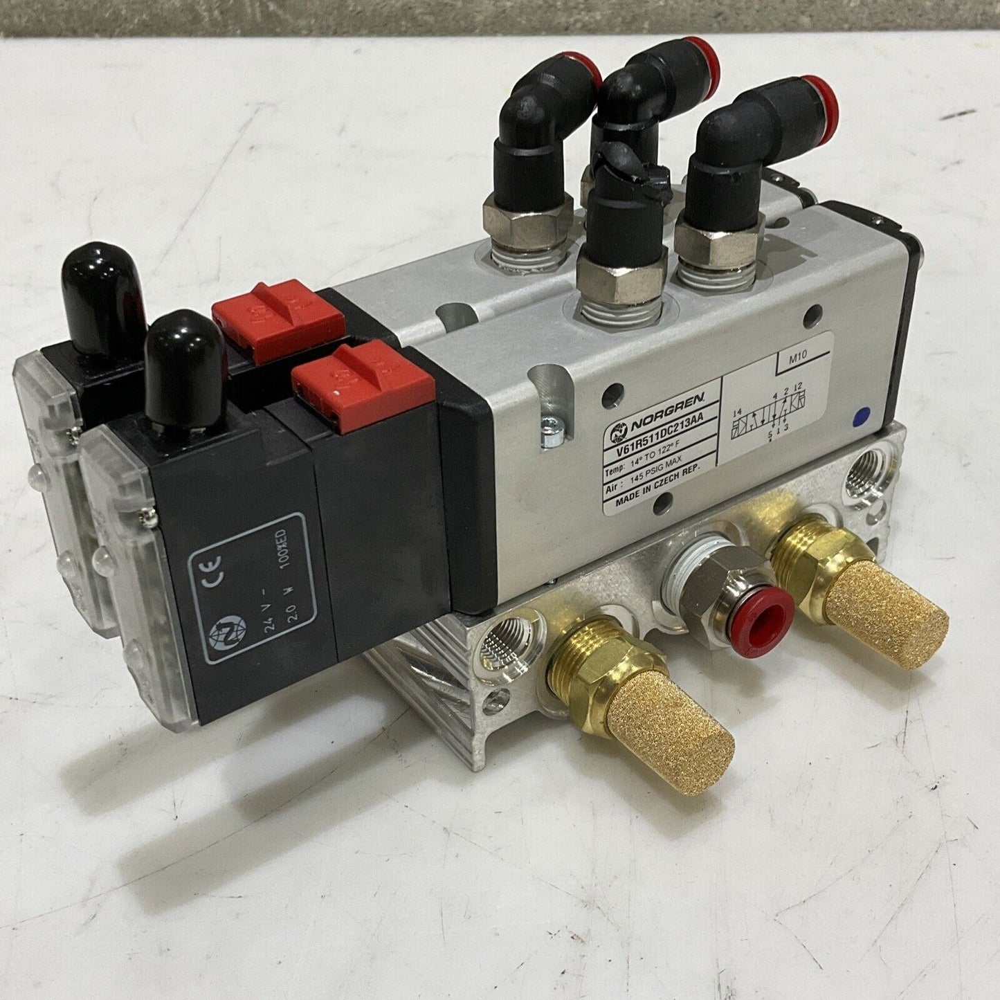 NORGREN  AIR VALVE ASSEMBLY V61R511DC213AA U3S