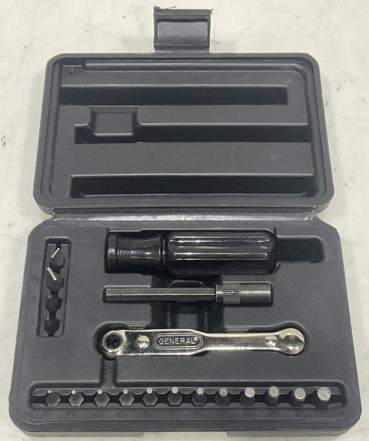 GENERAL 8078 19 PIECE RATCHET OFFSET SCREWDRIVER SET U3S