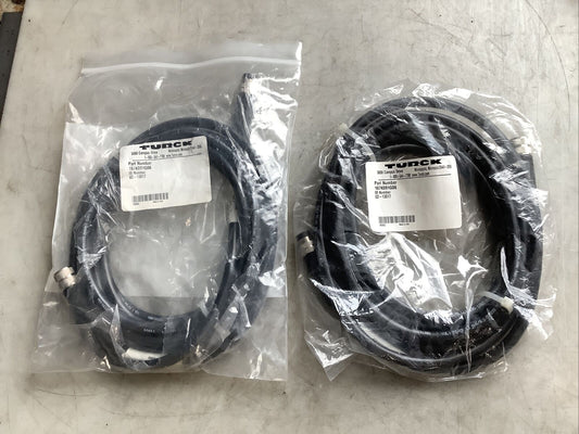 TURCK 167K091G06 U2-13017 CABLE ASSEMBLY U3S - LOT OF 2