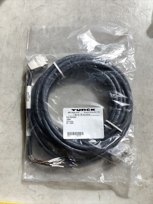 TURCK 13081 U2-16493 CABLE ASSEMBLY U3S