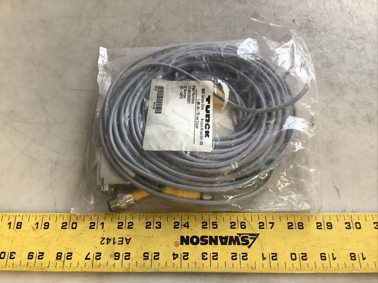 TURCK 174K235G01 U2-14076 CABLE ASSEMBLY U3S
