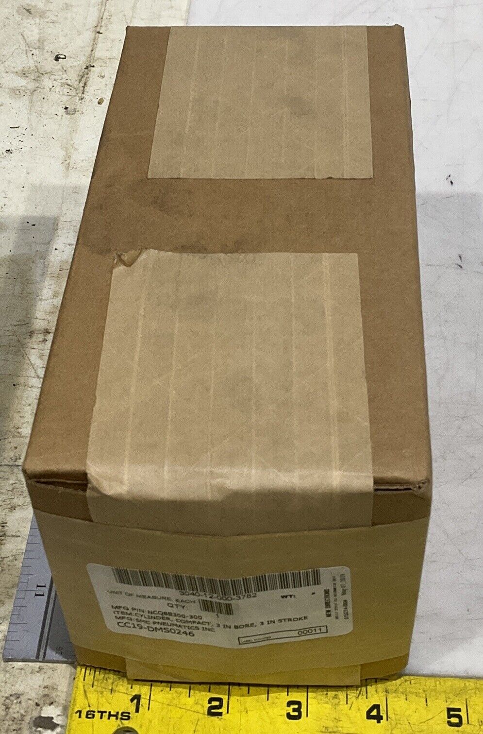 SMC PNEUMATICS NCQ8B300-300 3” BORE COMPACT CYLINDER 3” STROKE U3S