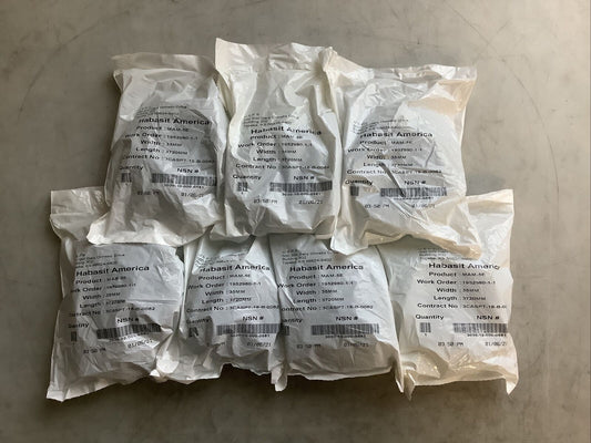 HABASIT AMERICA MAM-5E CONVEYOR BELTS 35 MM X 3720 MM U3S - LOT OF 7