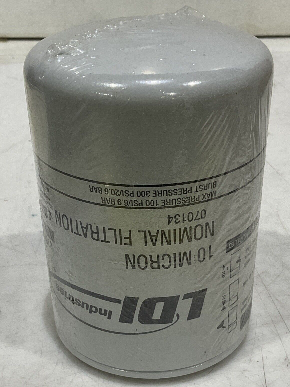 LDI V70134 MICRON NOMINAL FILTRATION FILTER U3S