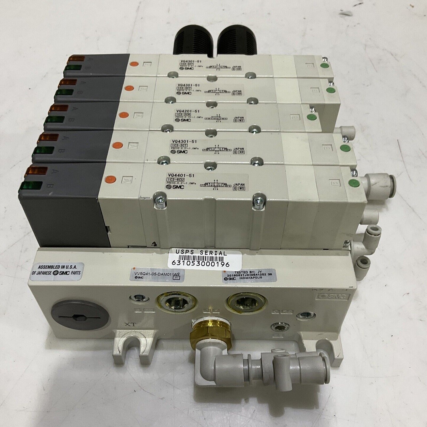 SMC VV5Q41-05-DAM01160 VQ4301-51 VQ4401-51 VDA4201-51  MANIFOLD U3S