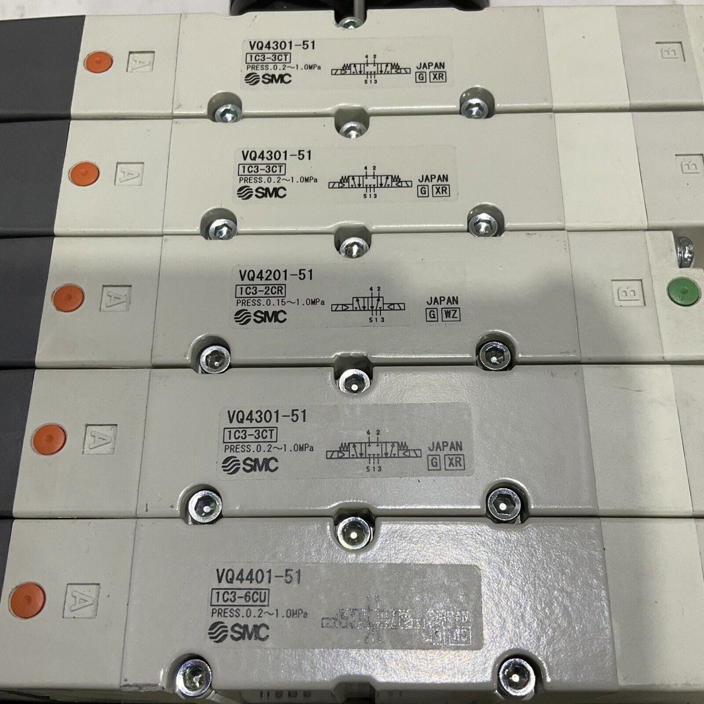 SMC VV5Q41-05-DAM01160 VQ4301-51 VQ4401-51 VDA4201-51  MANIFOLD U3S