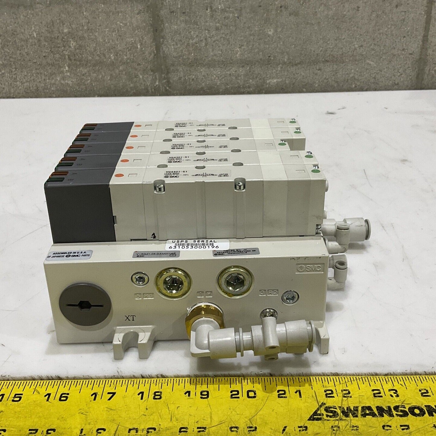 SMC VV5Q41-05-DAM01160 VQ4301-51 VQ4401-51 VDA4201-51  MANIFOLD U3S