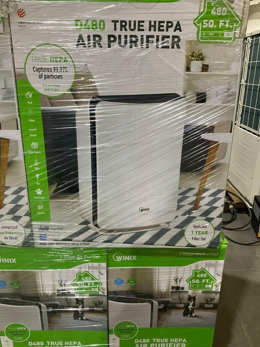 WINIX D480 TRUE HEPA AIR PURIFIERS XL 480 SQ FT.