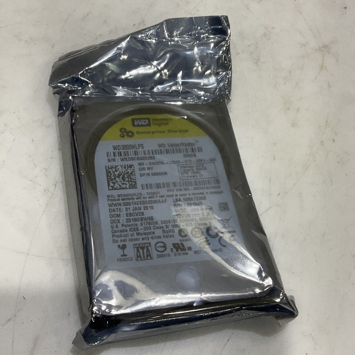 WESTERN DIGITAL WD3000HLFS INTERNAL HARD DRIVE U3S