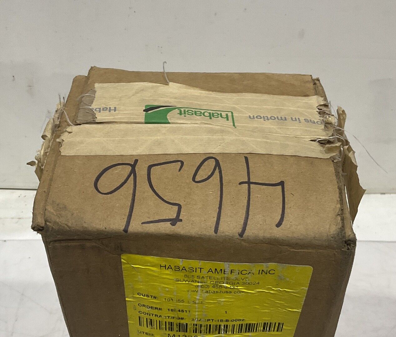 HABASIT AMERICA M1220 CONVEYOR BELT 18IN BY 53IN U3S
