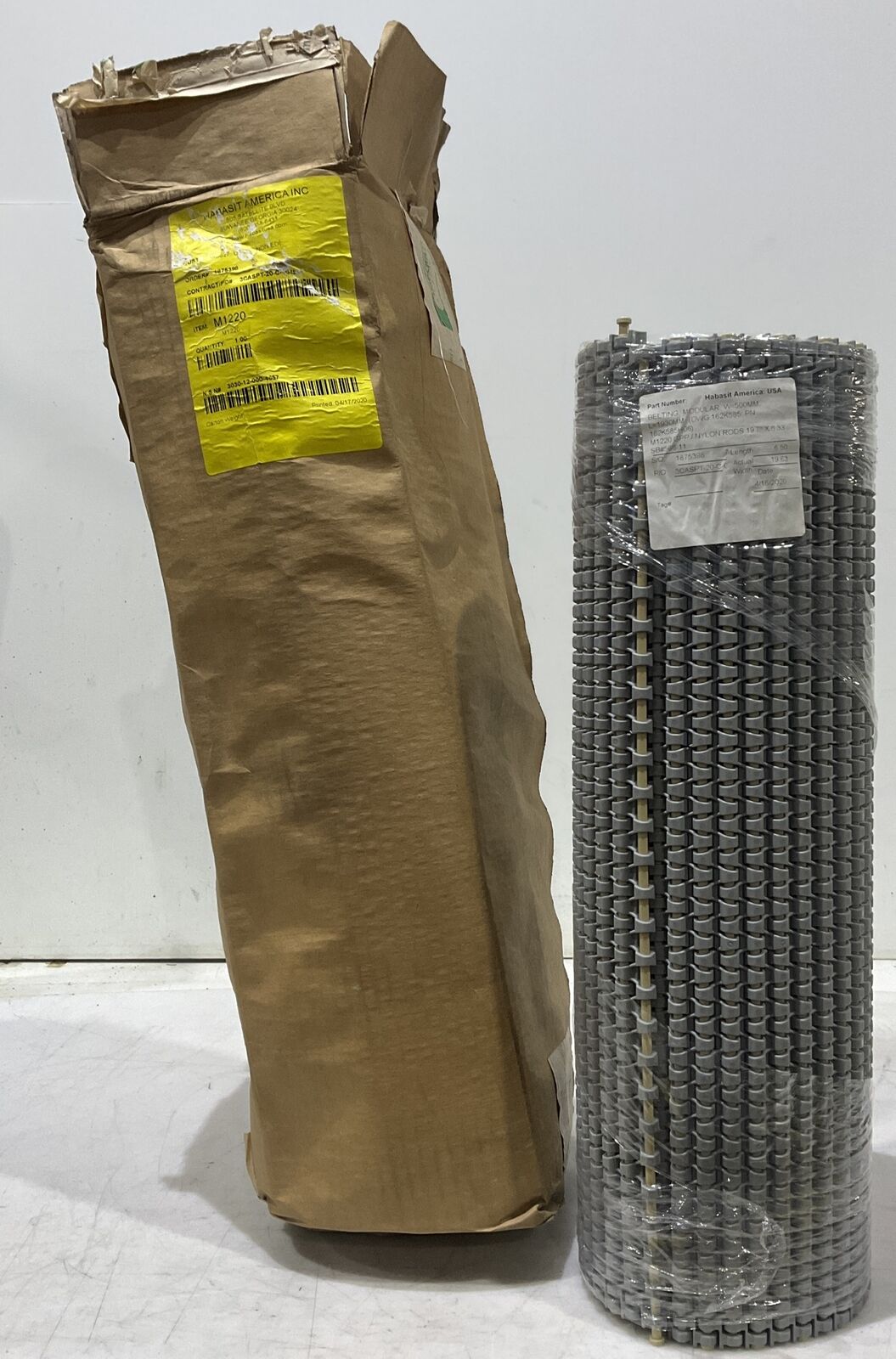 HABASIT AMERICA M1220 CONVEYOR BELT 20 IN BY 76 IN U3S