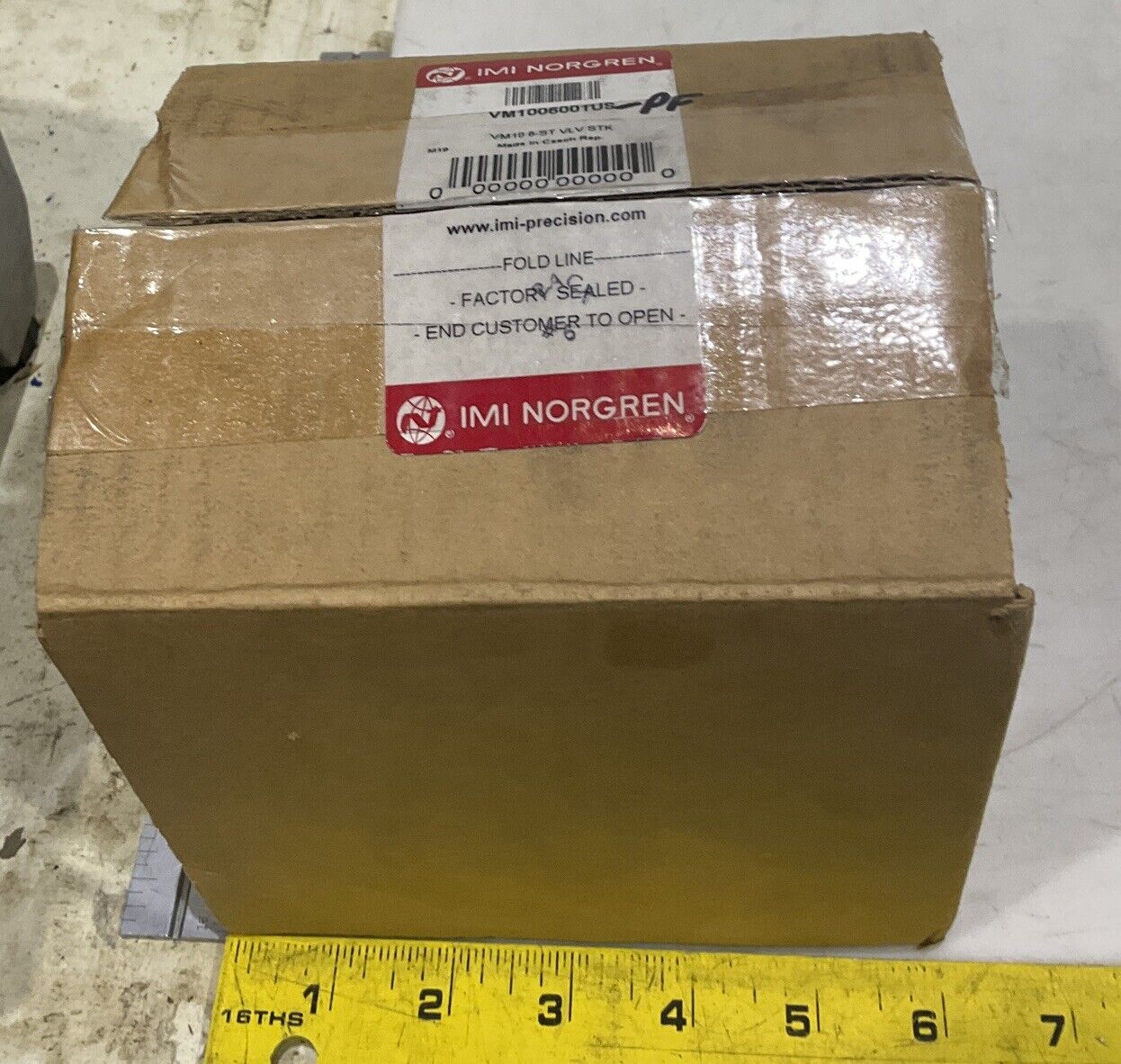 NORGREN VM10- 6-ST VLV STK MANIFOLD VALVE 6STATION 25W MPOLE NEG VM1006001US U3S