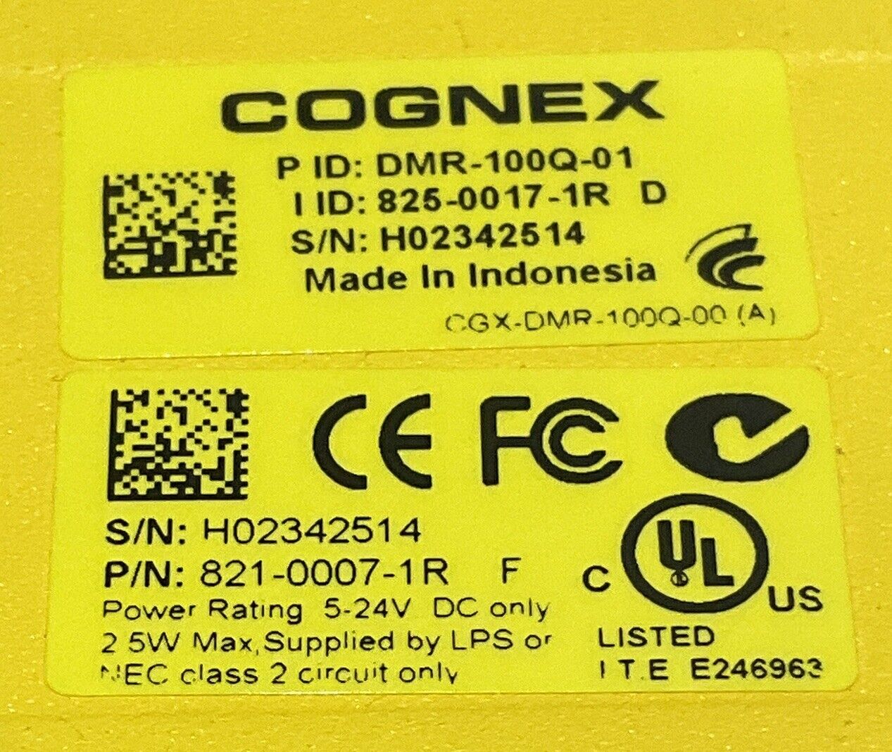 COGNEX DMR-100Q-01 DATAMAN FIXED-MOUNT READER U3S