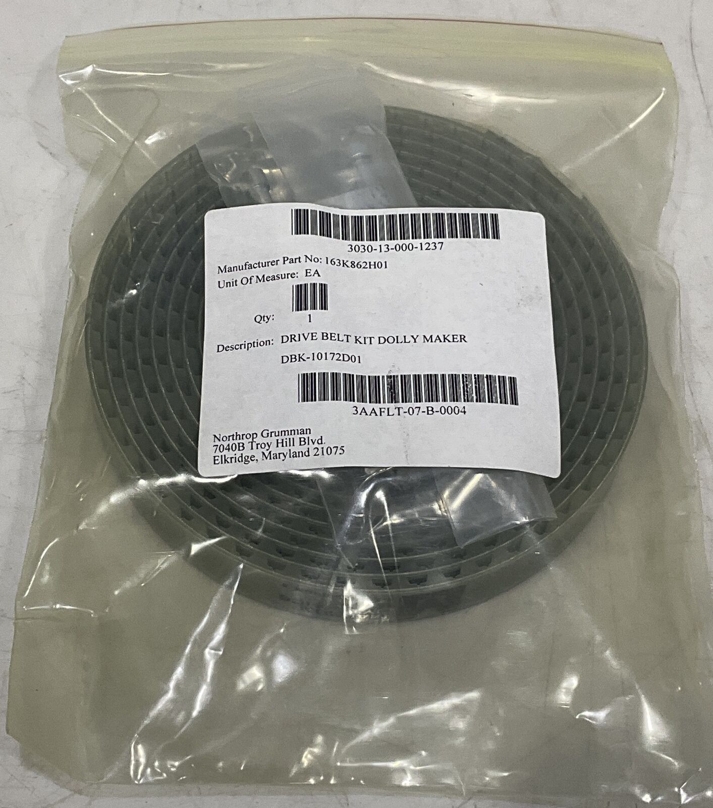 MACRON DBK-10172D0 DRIVE BELT KIT U3S