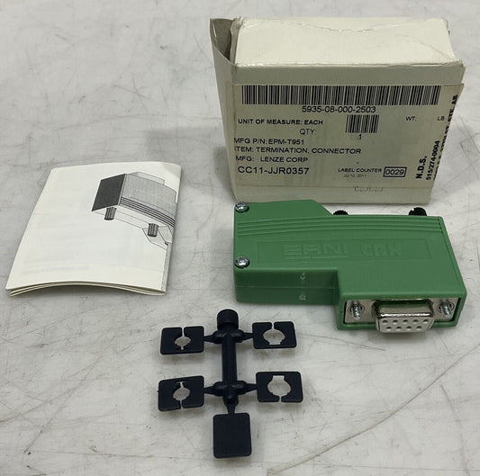 LENZE 1119 EPM-T951 CONNECTOR TERMINATION U3S