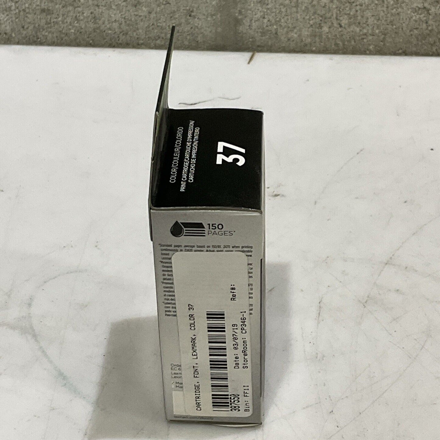 LEXMARK 37 COLOR PRINT CARTRIDGE U3S