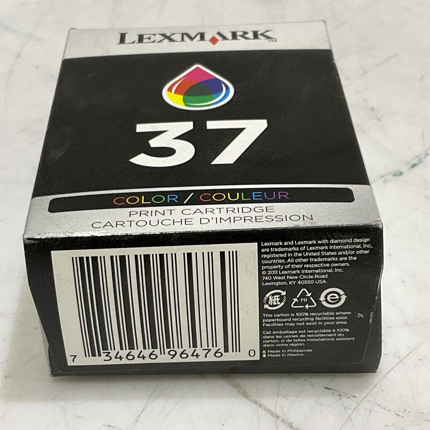 LEXMARK 37 COLOR PRINT CARTRIDGE U3S