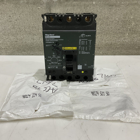 SQUARE D MAG-GARD FH 3 A FHP3600311M CIRCUIT BREAKER 600V U4M
