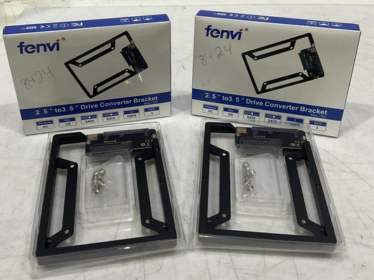 FENVI 2.5” TO 3.5” DRIVE CONVERTER BRACKET LOT OF 2 U3S