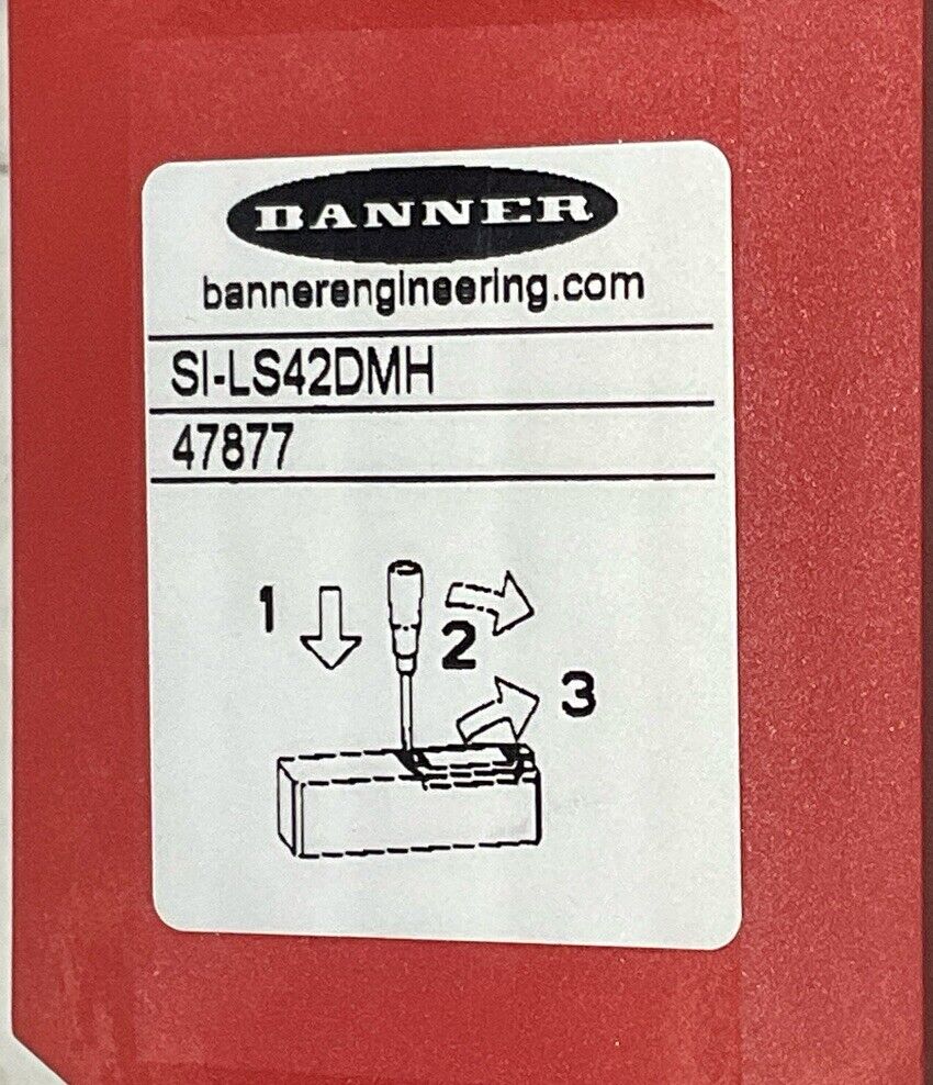 BANNER SI-LS42DMH 47877 SAFETY GUARD GATE DOOR INTERLOCK SWITCH U3S