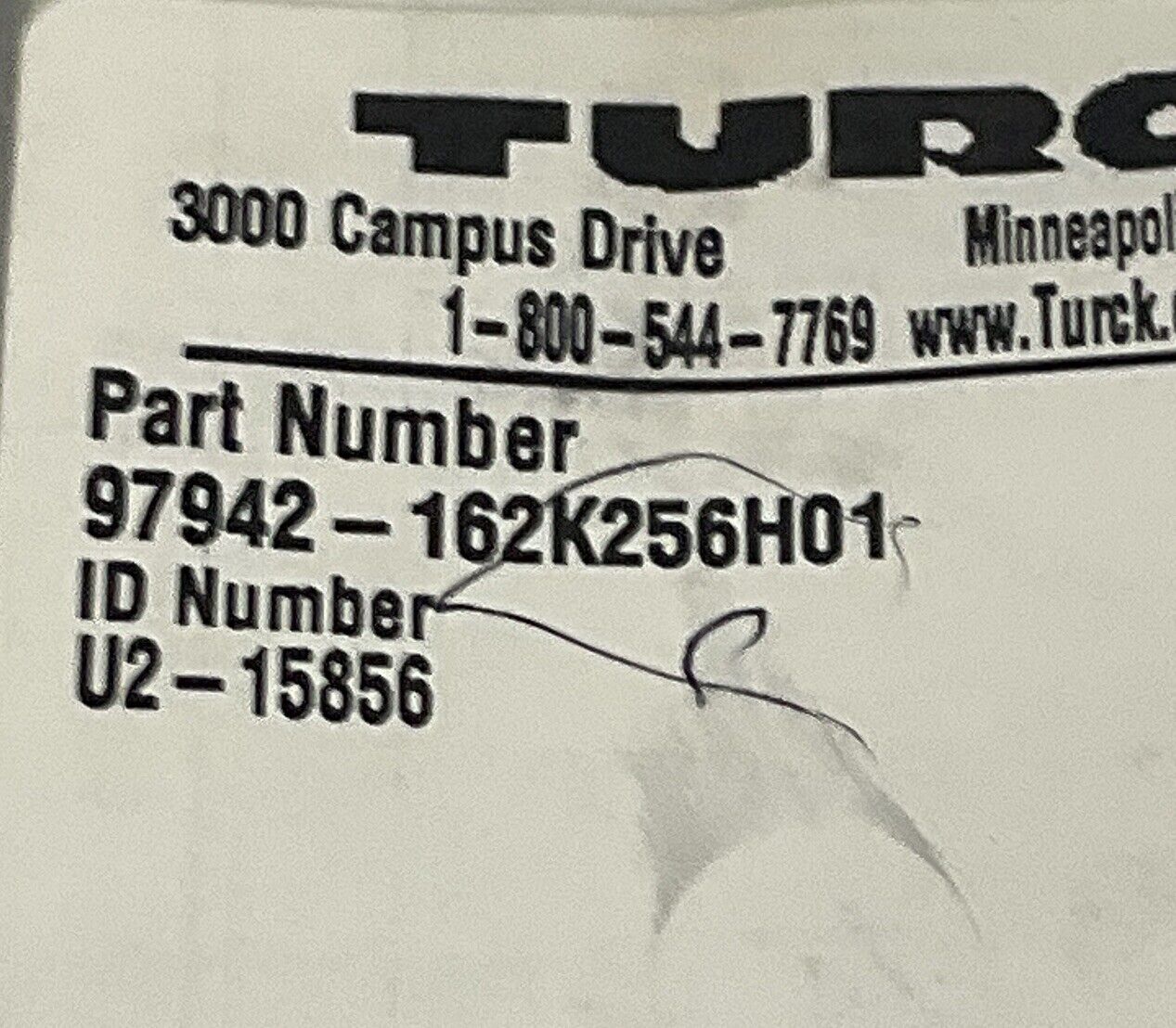 TURCK U2-15856 INDUSTRIAL ETHERNET CABLE ASSEMBLY U3S