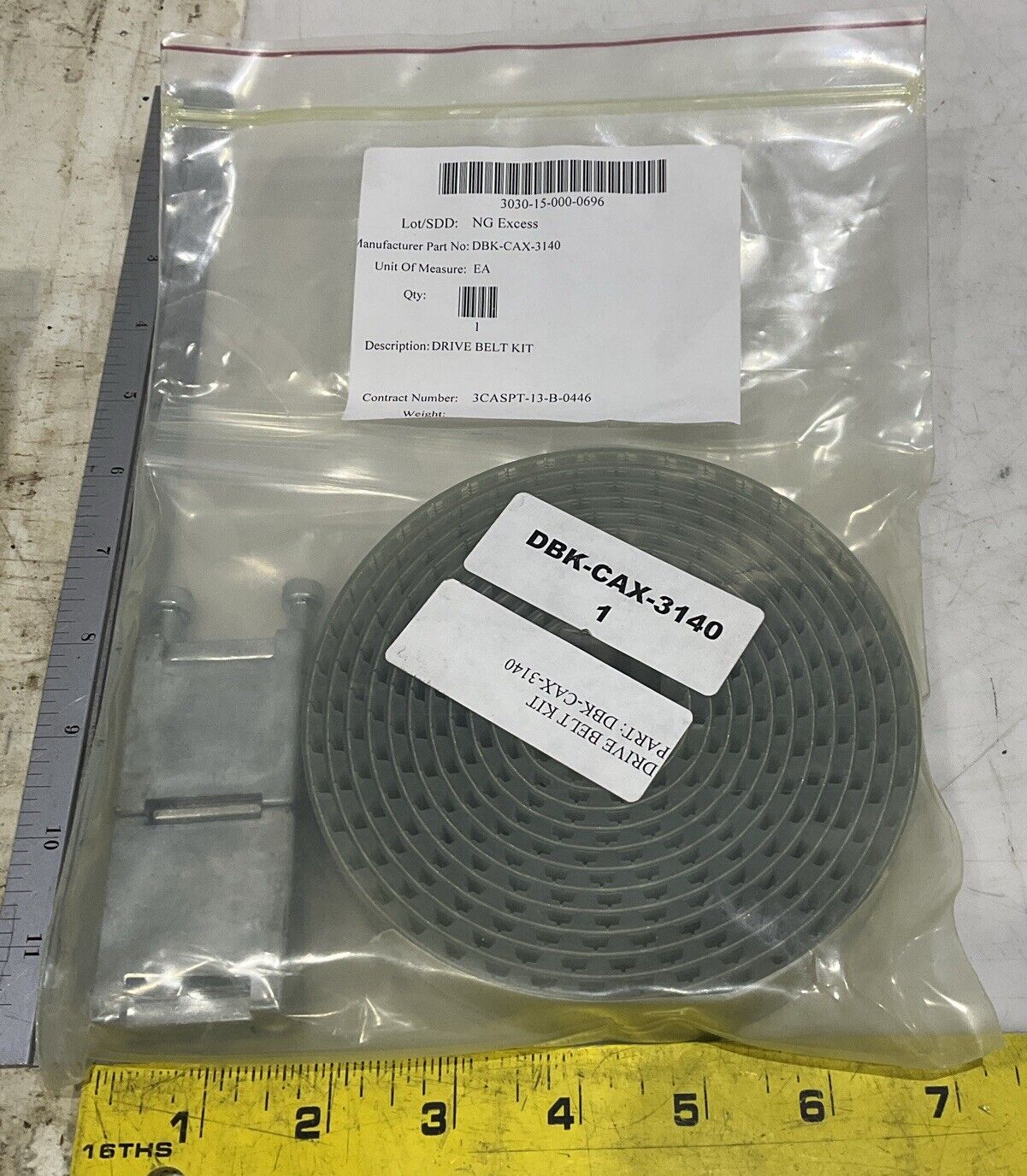 MACRON DBK-CAX-3140 DRIVE BELT KIT U3S